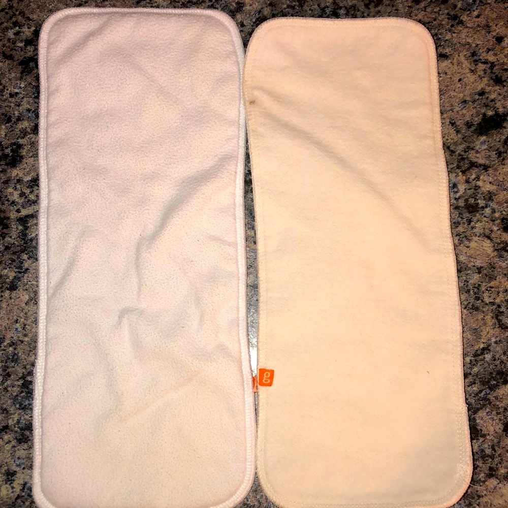 2 grovia cloth diaper inserts. Great condition.